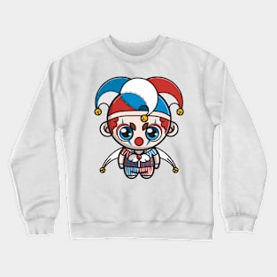 Blue Clown Crewneck Sweatshirt